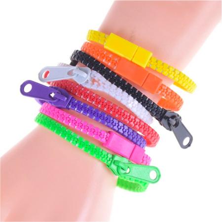 ProductGoods - 10x Leuke zipper armband | Rits | Multicolor